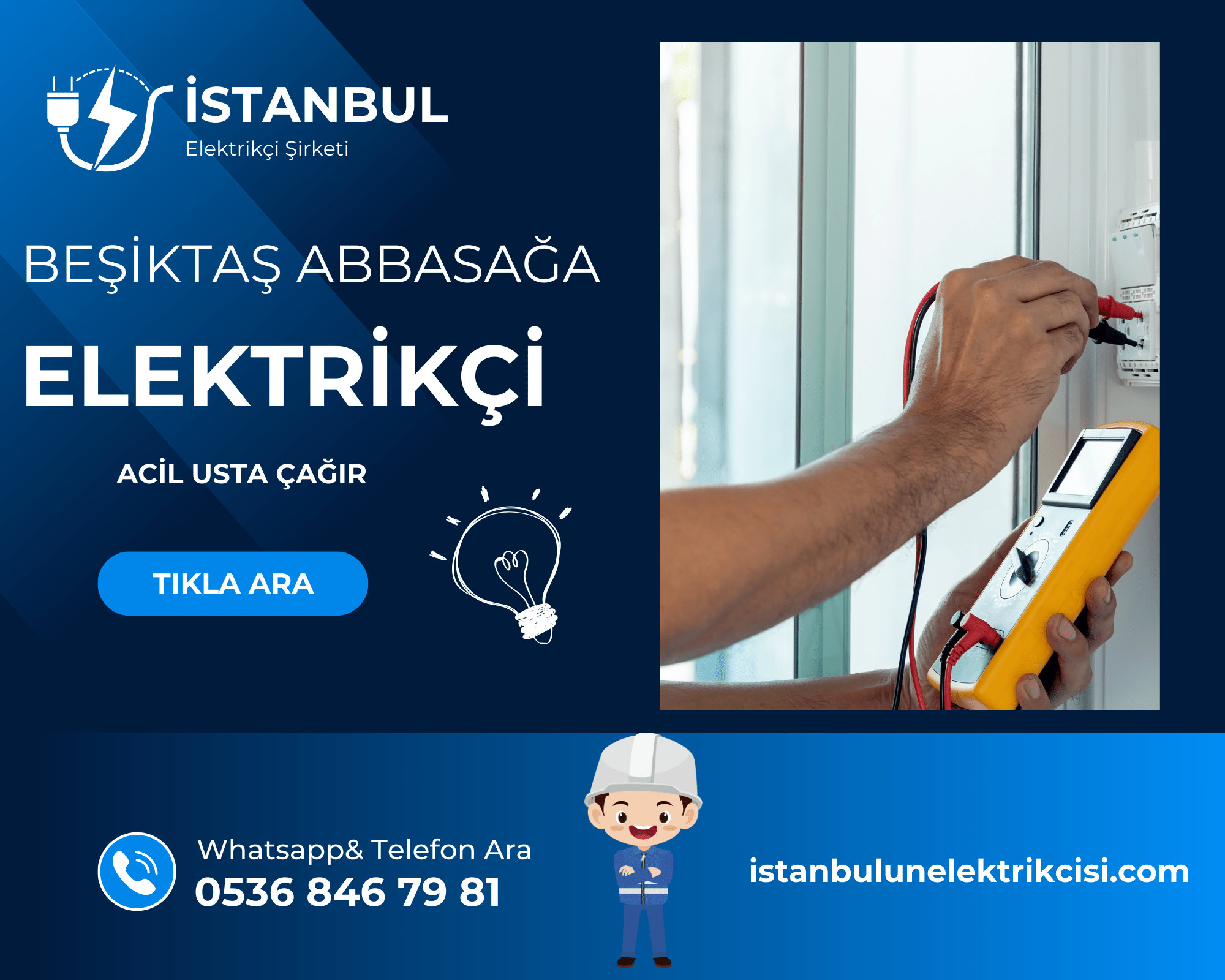 Beşiktaş Abbasağa Elektrikçi Servisi